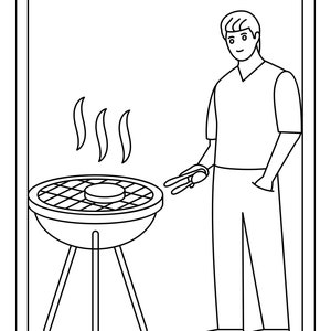 Barbecue Coloring Colouring pages - Il 300x300.2995048131 Caj7 
