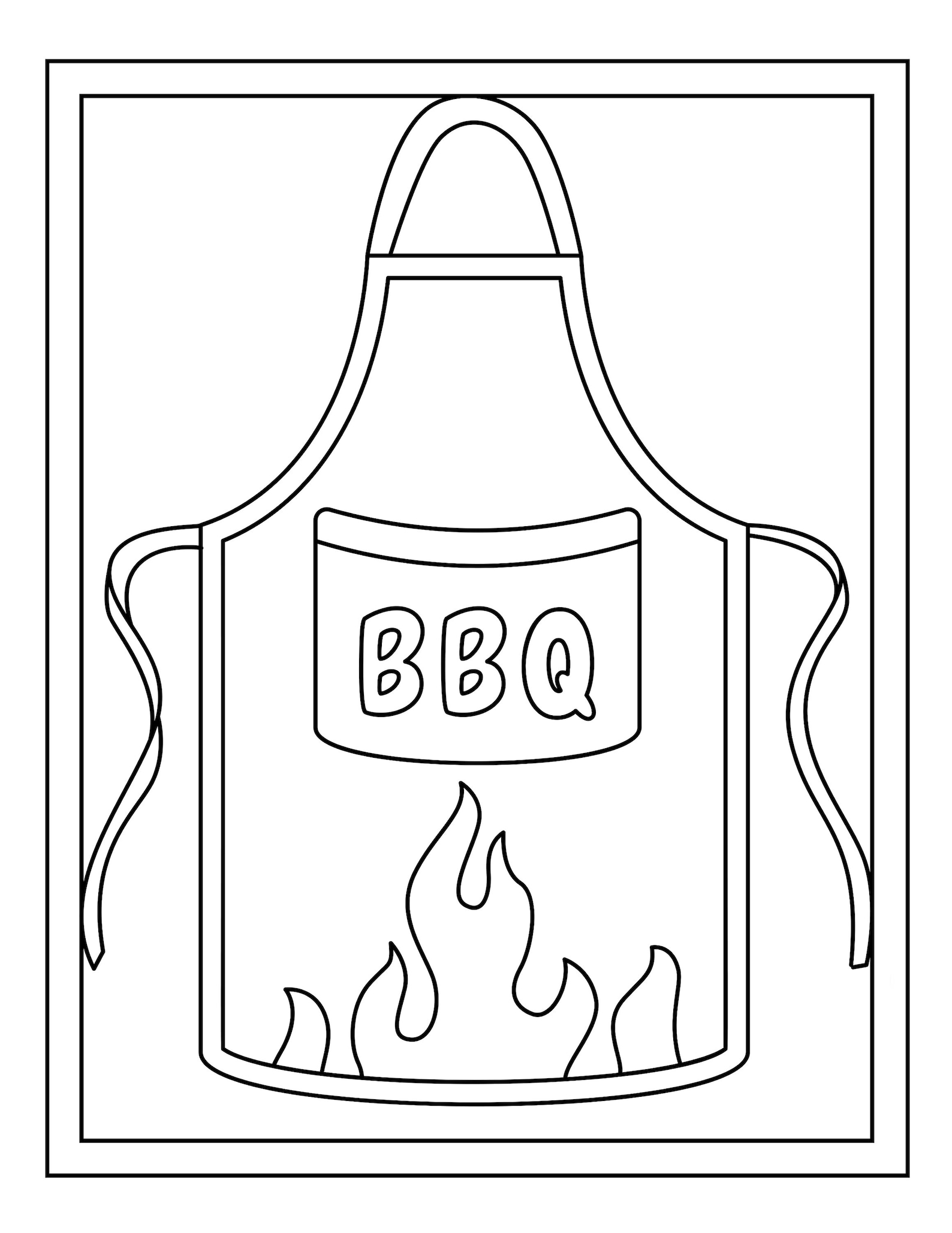 Bbq Coloring Pages Printable Bbq Coloring Pages Printable