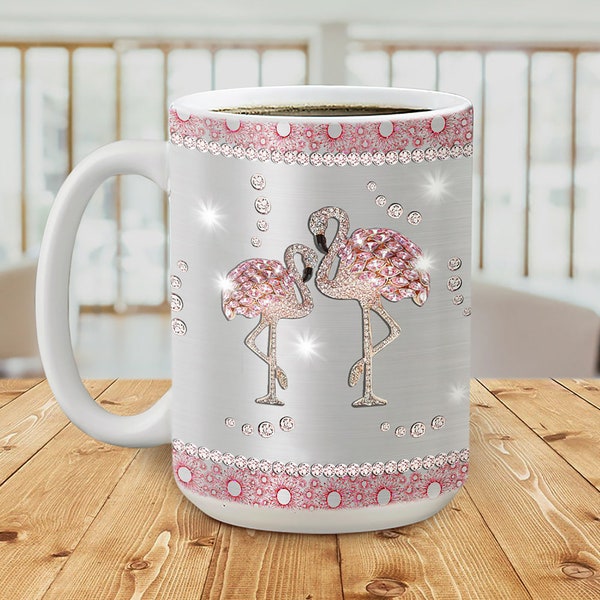 Tasse en céramique couleur Flamingo