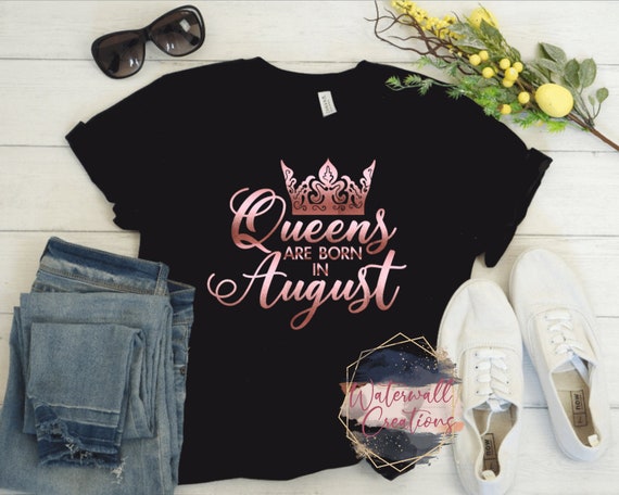 August birthday best sale shirts