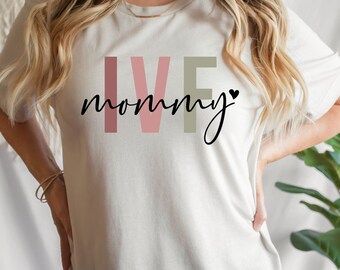 IVF Mommy Shirt | Ivf Positive Vibes Shirt | Ivf | Lucky Shirt | Ivf Transfer day | Infertility shirt | ivf gift