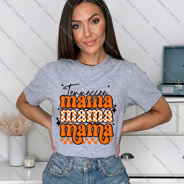 Tennessee Mama Shirt | Mom Tee | Tennessee State Map Shirt | Tennessee Travel Gifts | Mom Gift Shirt | Tennessee Shirt | Mom Tee
