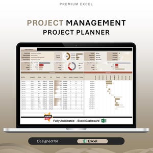 Projectdashboard| Projectmanagement | Dashboard voor projectbeheer | Projecttracker | Planner | Gantt-diagram projecttijdlijn