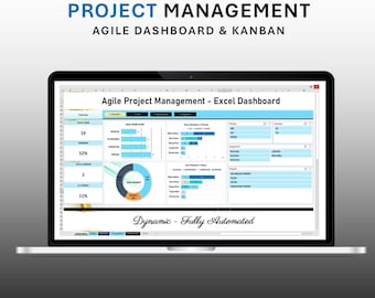 Ultimate Agile Project Management Dashboard - Automated KANBAN - Excel Dashboard