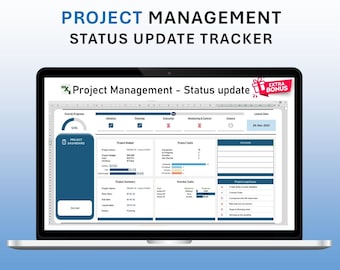 Project Management Dashboard: Excel Status Report Template