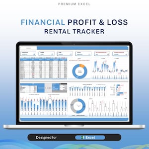 Financial Profit Tracking & Forecasting for Rental Business - Excel dashboard