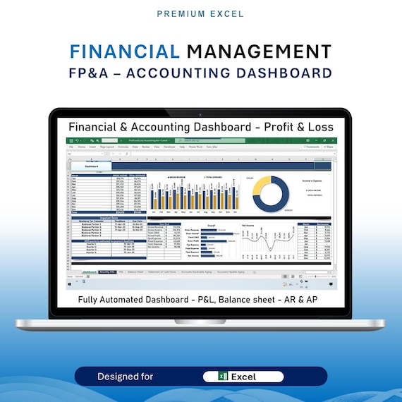 Financial Tracker: KPI Excel Dashboard (Automated)