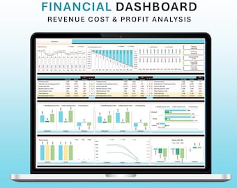Financial Tracker: KPI Dashboard Excel Template