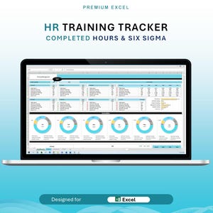 HR Excel Dashboard | Skillset KPI | Training Management | Training Hours Tracker | lean six sigma