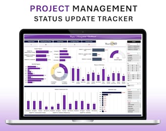 Excel Project Management Dashboard: Gantt Chart, Status Report