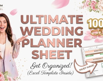 Excel Wedding Planner Template: End-to-End Planning