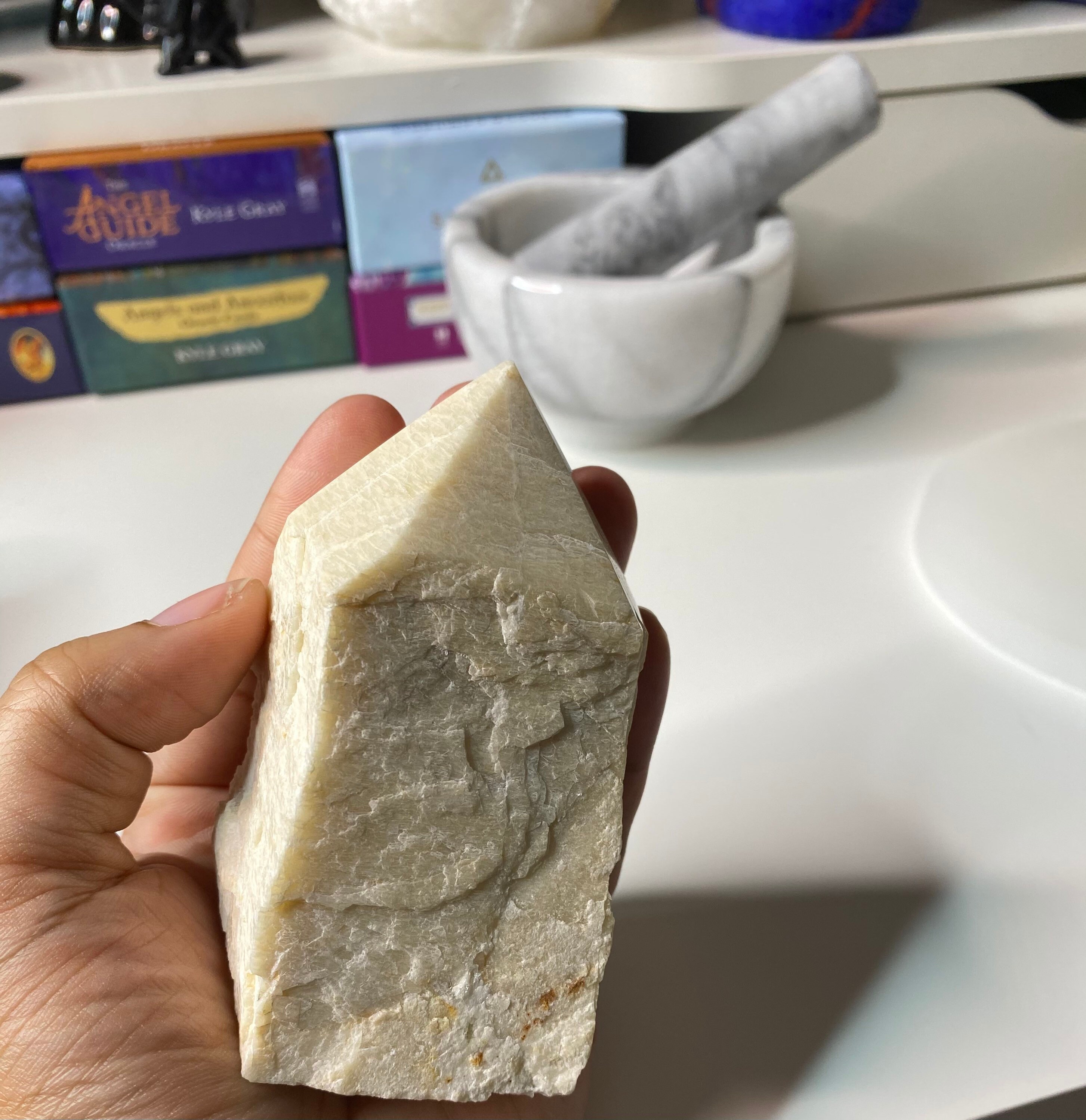 Feldspat Spitze Beruhigender Stein | Etsy