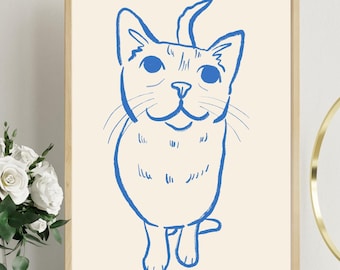 Custom Dog Line Art Portrait: Personalized Pet Sketch (Digital Download)