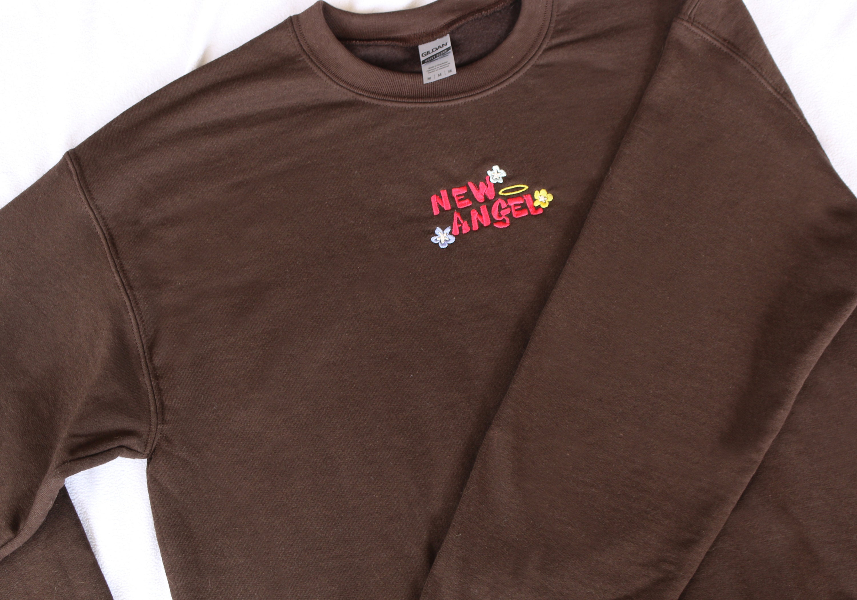 Angel embroidered sweatshirt crewnecks Etsy