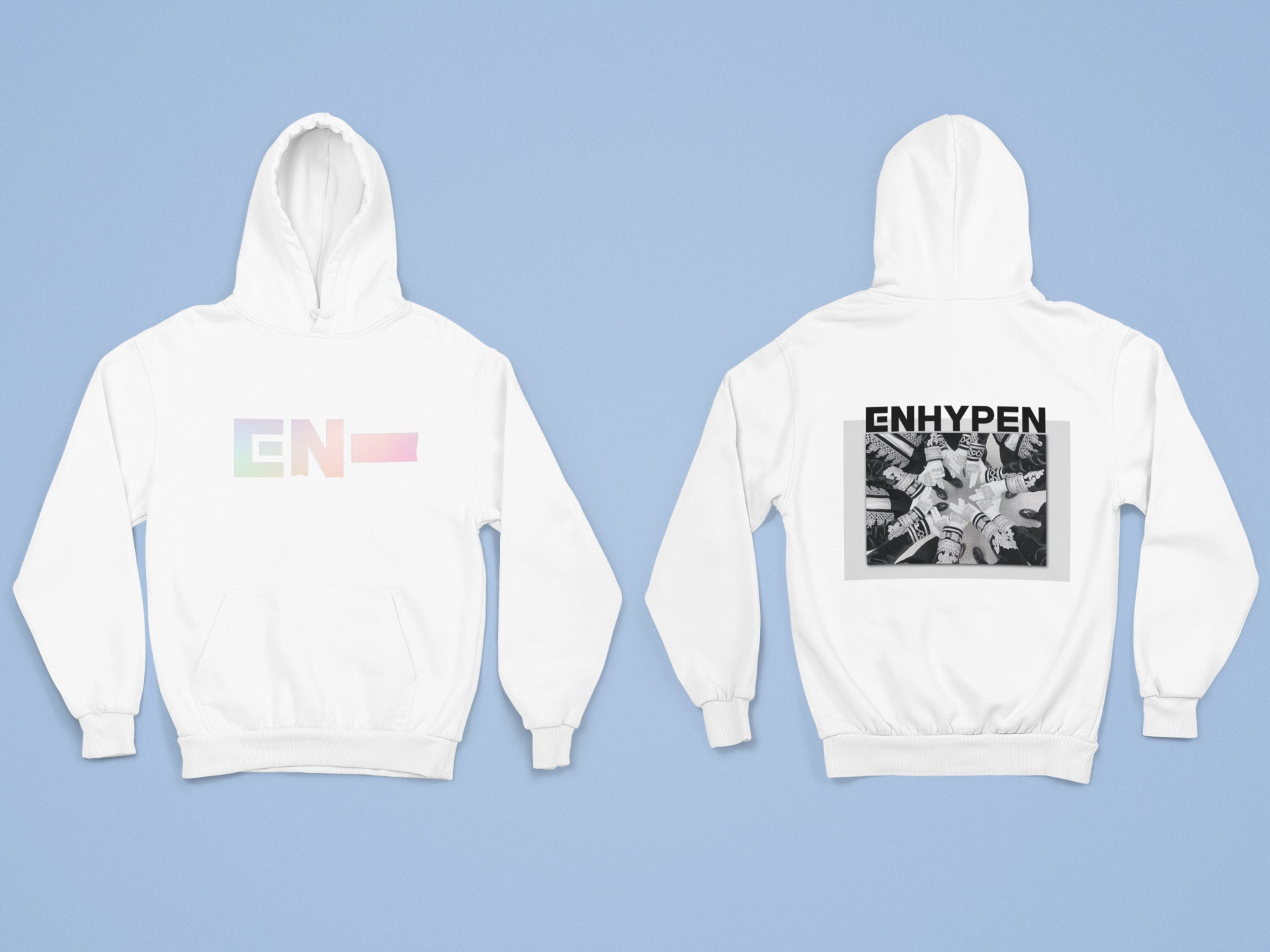 ENHYPEN vorne LOGO hinten druck hoodie kpop merch | Etsy