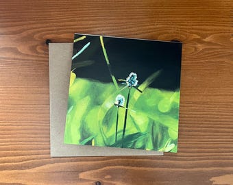 Carte de voeux BLANK 5 x 5 avec enveloppe kraft assortie