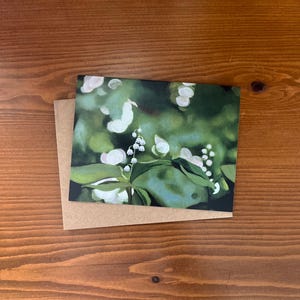 Grußkarte BLANK 15x10 cm mit passendem Kraftpapier-Umschlag
