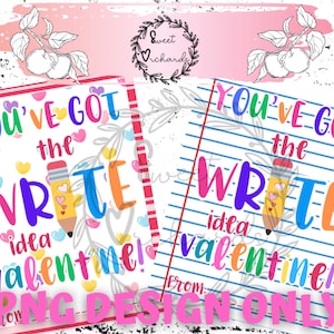 Sie haben die Schreib Idee Valentine / Digital Download / Pencil Valentine
