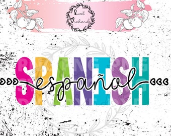 Spanish/Español SVG/PNG/DXF