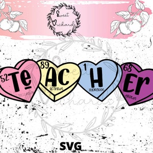 Corações de conversa do professor / PNG / DXF/ SVG