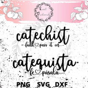 Catechist / Catequista SVG / PNG / DXF