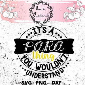 Paraprofessional SVG/PNG/DXF