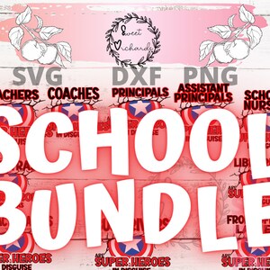 School titels bundel PNG/SVG/DXF-bestand