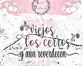 Frases y Dichos en Espanol / SVG/PNG/DXF