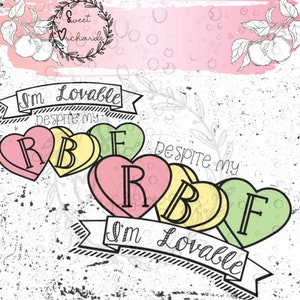 RBF Valentinstag SVG / PNG / dxf