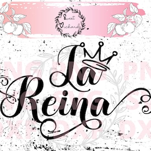 La Reina SVG/PNG/DXF