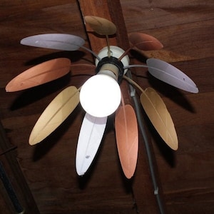 Leafy lampshade - banana leaf inspired. STL File for 3D Printing - Digital Download.