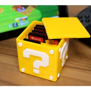 Caixa do cartucho do interruptor do bloco de perguntas. Arquivo STL para impressão 3D - Download digital.