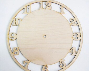 Clock for laser cut. Digital download.