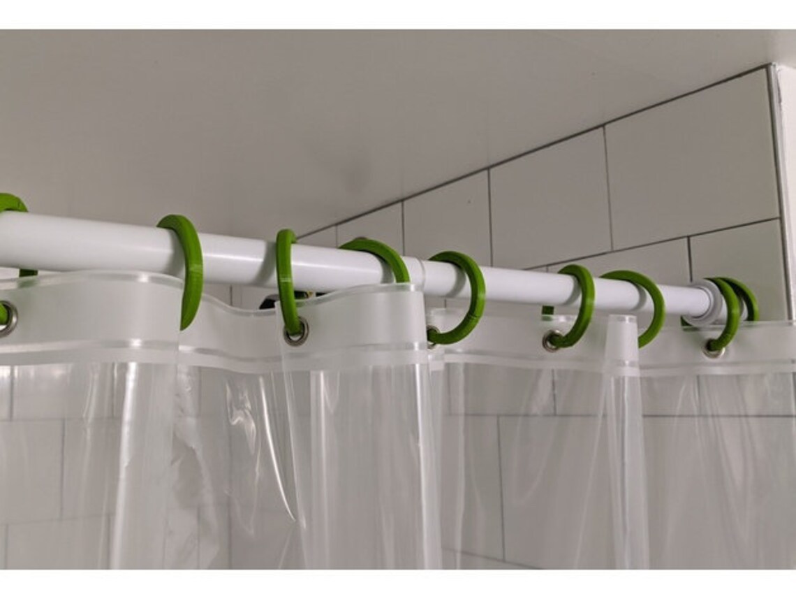 Simple Locking Shower Rings. STL File for 3D Printing Digital Download