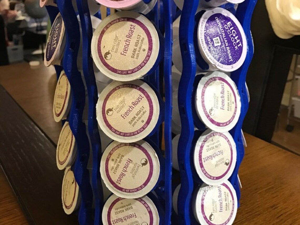 Rotating 35 Kcup Holder. STL File for 3D Printing Digital Etsy UK