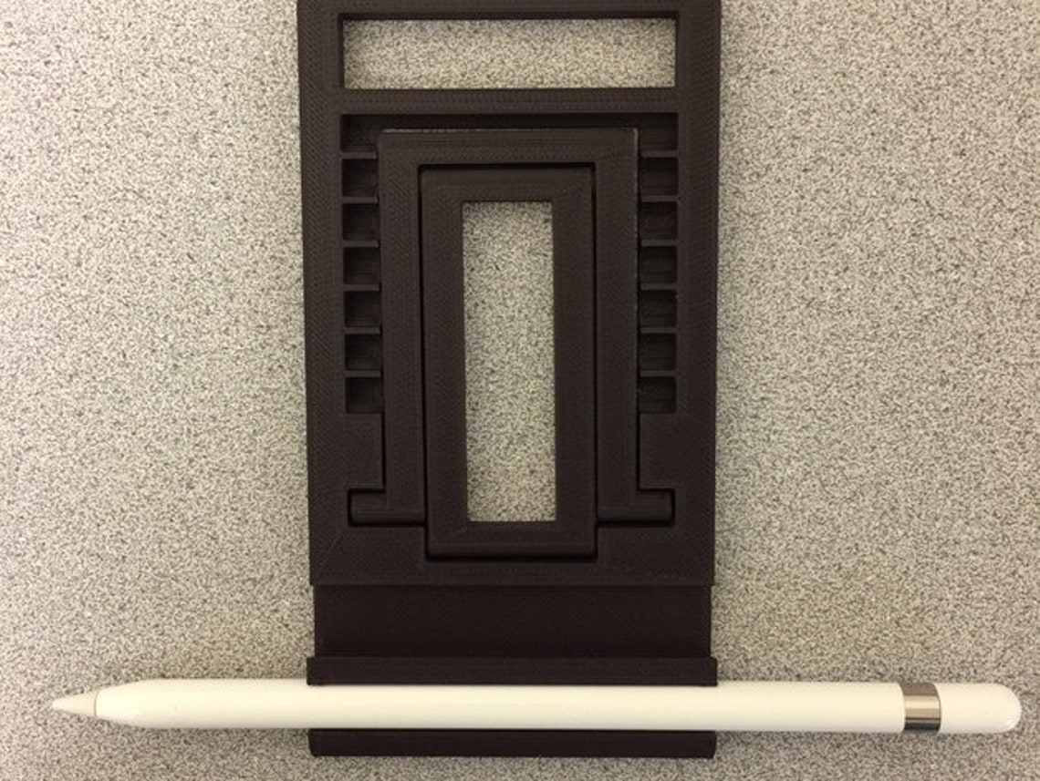 IPad Pro Stand With Pencil Holder. STL File for 3D Printing Etsy