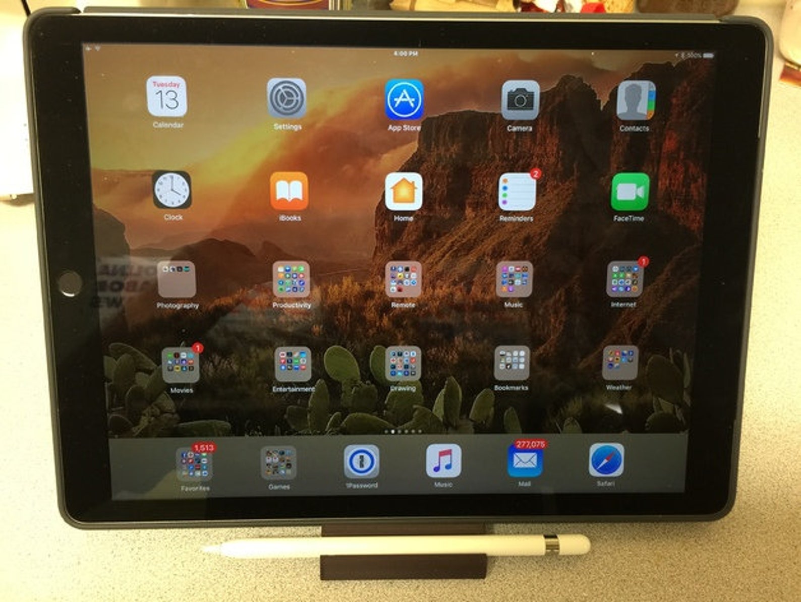 IPad Pro Stand With Pencil Holder. STL File for 3D Printing Etsy