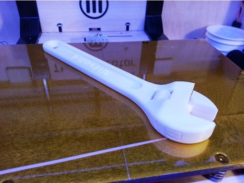 Fully Assembled 3d Printable Wrench. STL File for 3D Printing Digital ...