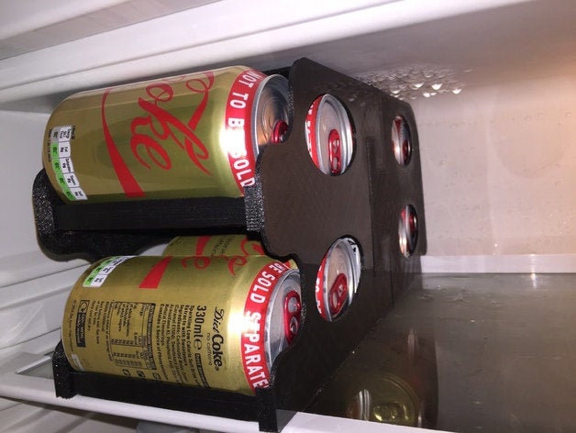 Refrigerator Beer/pop Can Holder/dispenser. STL File for 3D Etsy