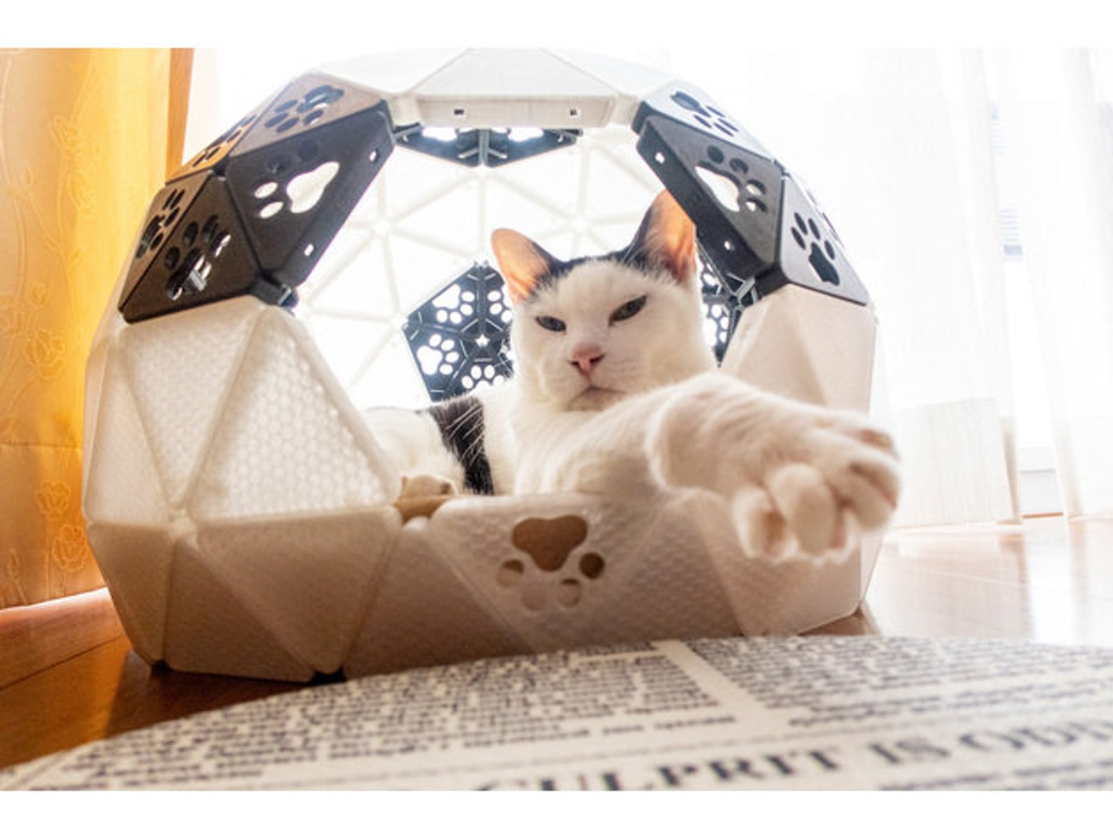 Geodesic Dome Cat House. STL File for 3D Printing Digital Etsy