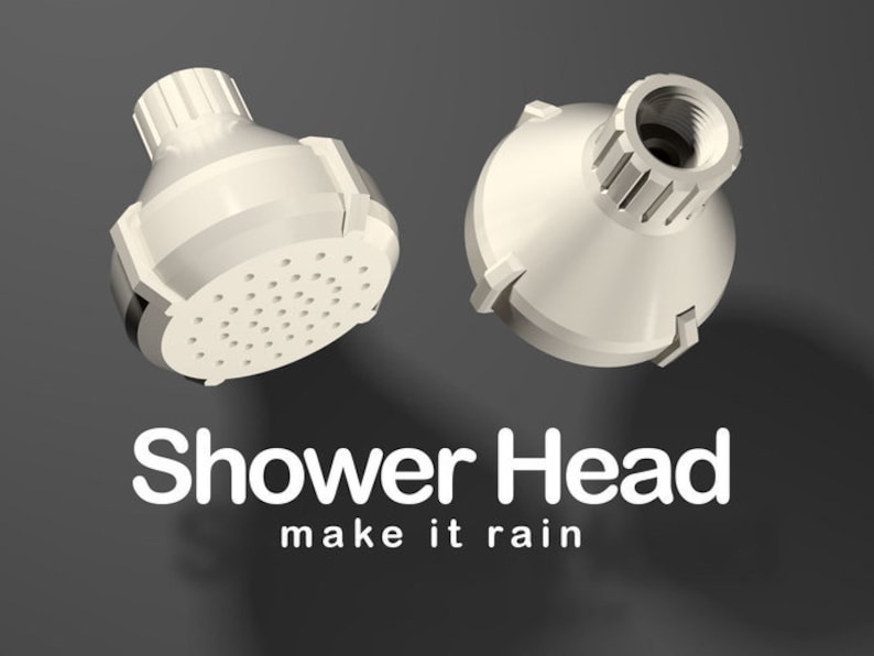 Shower Head Mk1. STL File for 3D Printing Digital Download. Etsy