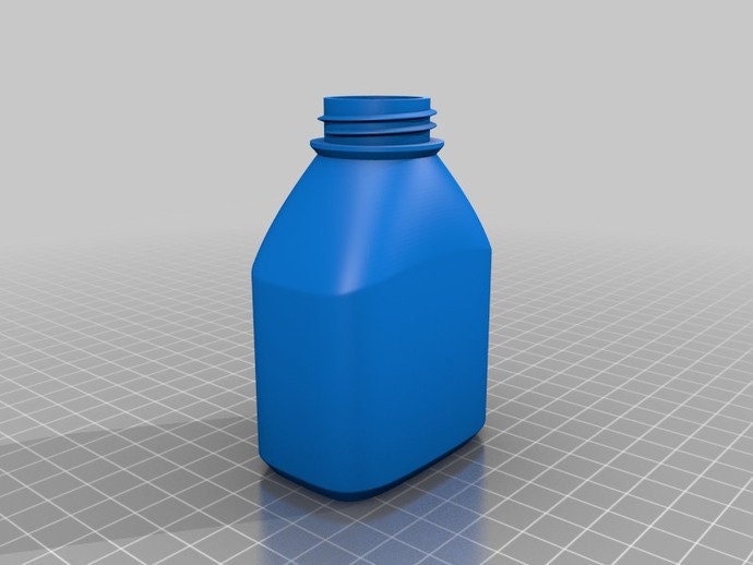 3d Printable Bottle and Screw Cap. STL File for 3D Printing - Etsy