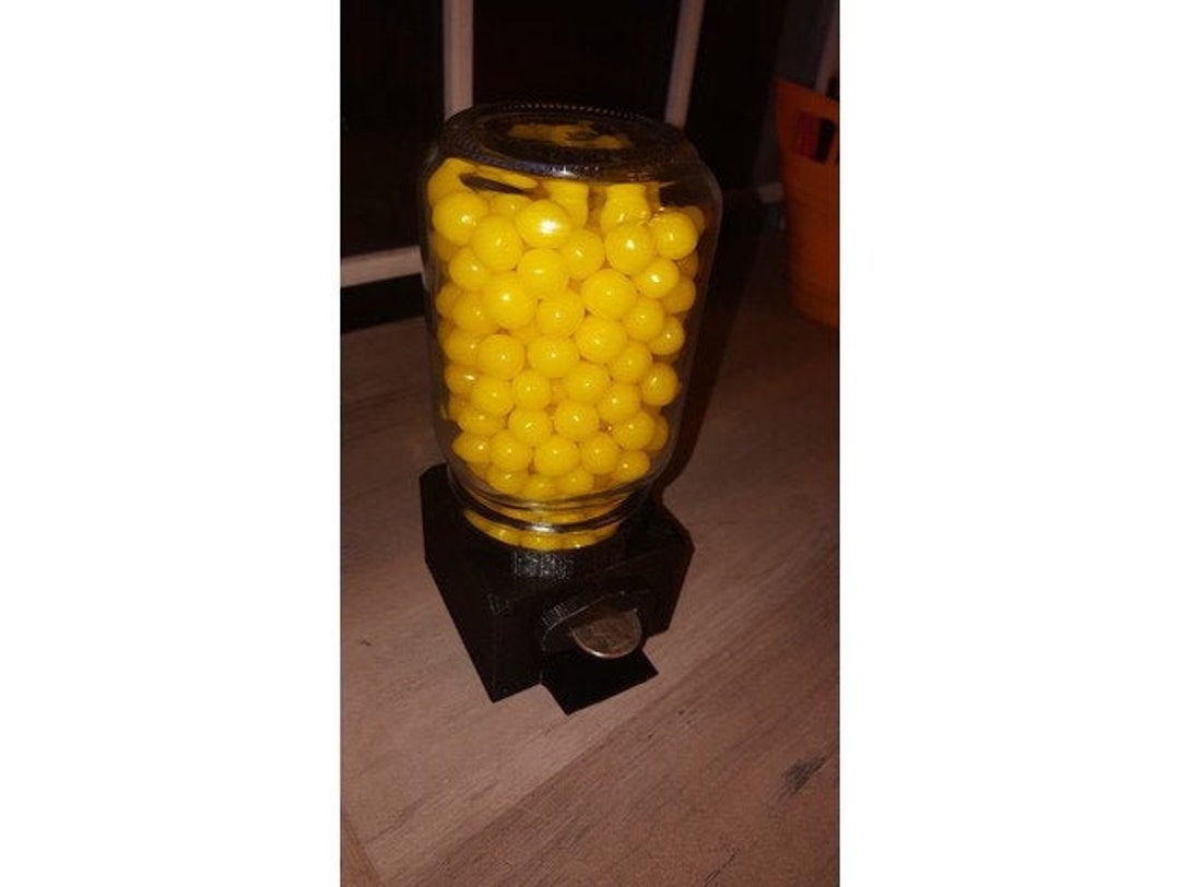 Mason Jar Candy Dispenser (minimal Filament/candy Specific). STL File ...