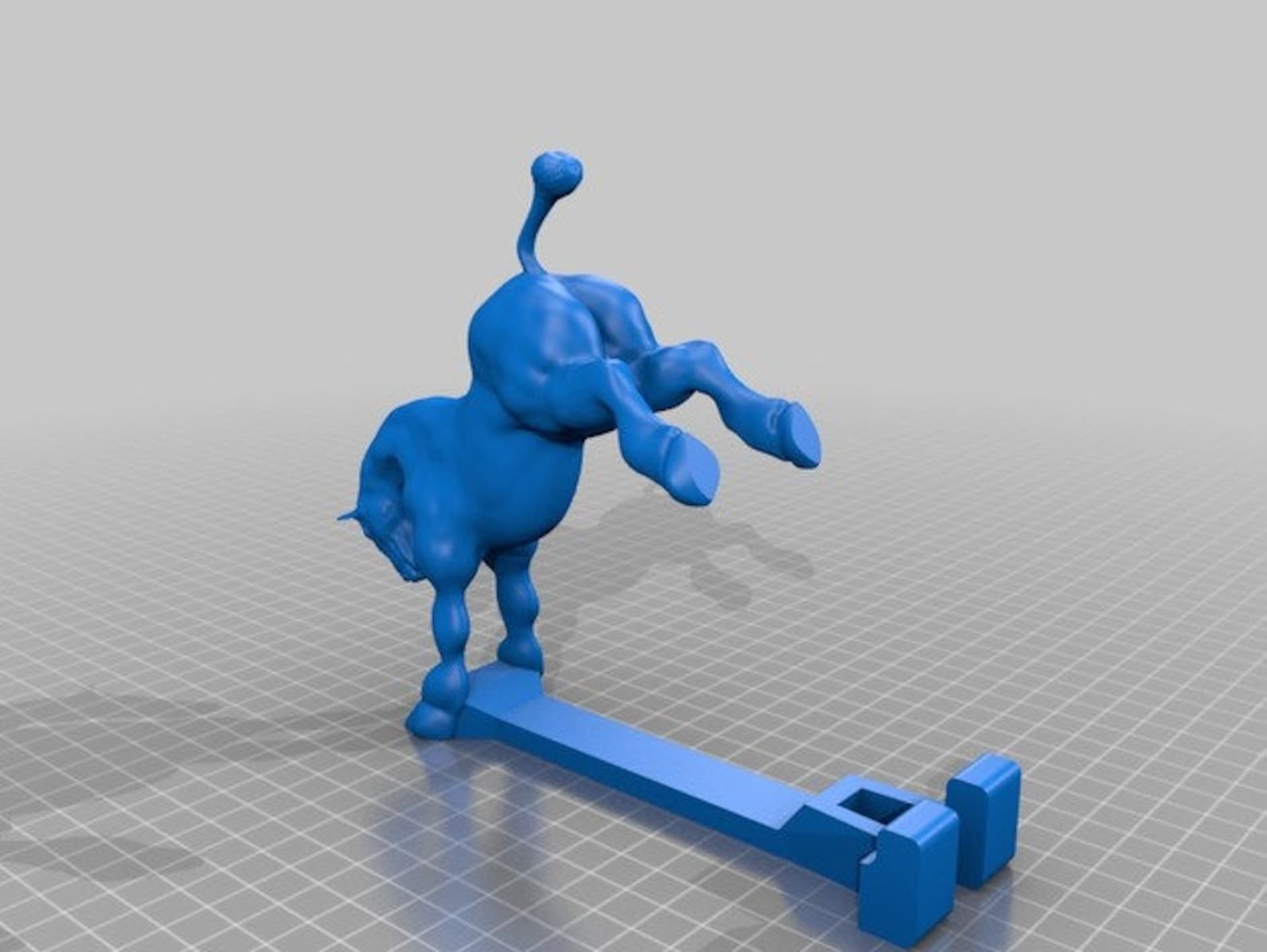 Horse Cell Phone Stand. STL File for 3D Printing Digital Download