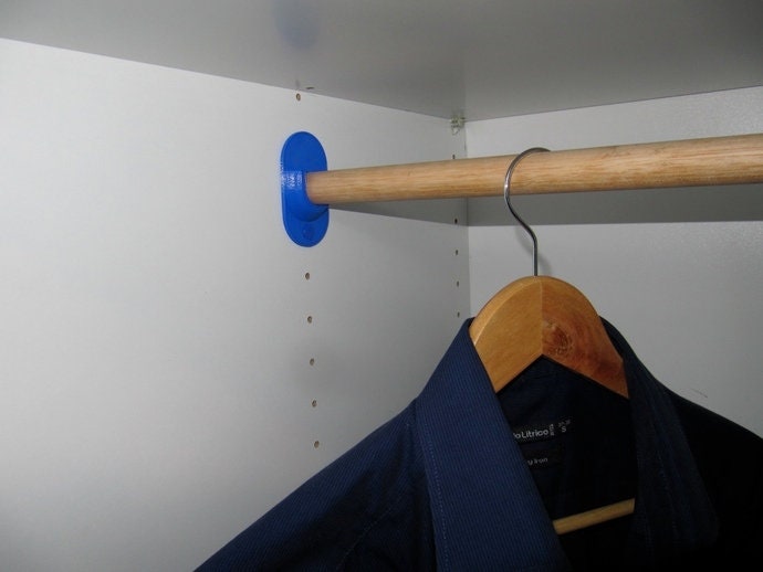 Pluggable Ikea Closet Bar Holder. STL File for 3D Printing Etsy