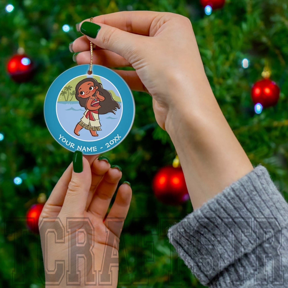 Moana Ornament Disney Ornament Disney Moana Ornament Disney Etsy