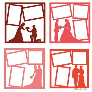 Wedding layout svg/wedding scrapbook overlay svg files/wedding scrapbook svg/wedding overlay svg/wedding svg/svg files for cricut