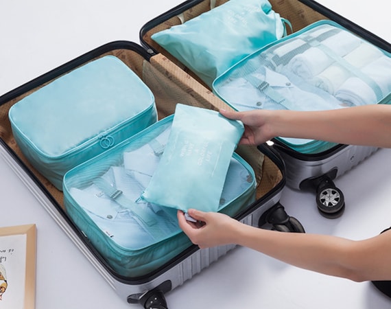 Carry Craft 3 Piece Packing Cubes Travel Organizer Set for Luggage