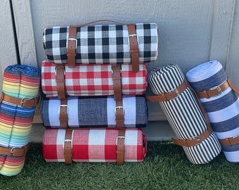 Soft Waterproof Large Picnic Blanket Beach Mat Blanket Outdoor
