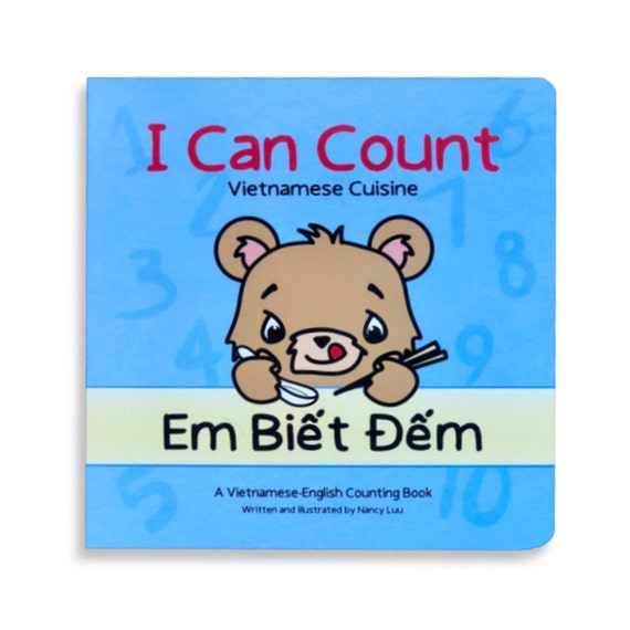I Can Count, livre vietnamien pour enfants, livre bébé bilingue pour les  tout-petits, cadeau baby shower pour maman, cadeau 1er anniversaire pour 1  an -  France